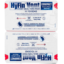 Load image into Gallery viewer, HyFin Vent Compact Chest Seal Twin Pack